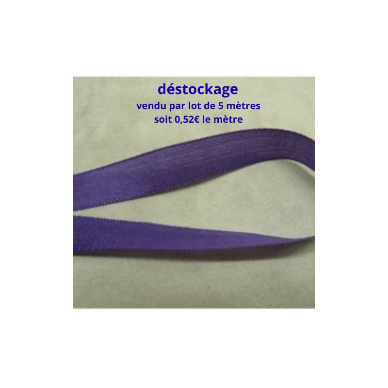 DESTOCKAGE RUBAN EXTRA FORT VIOLET 15 MM – Vendu par lot de 5 m ou 20 m
