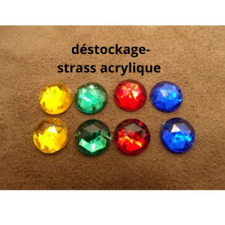 Strass Rond Acrylique 11 mm...