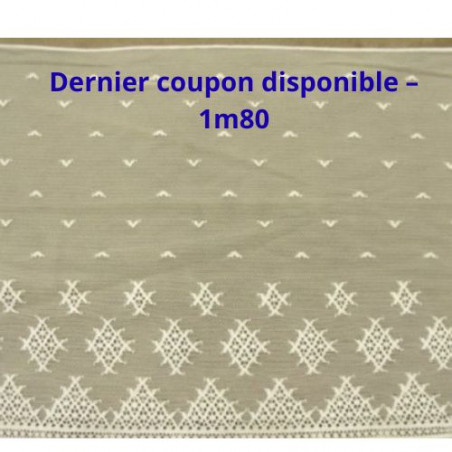 DENTELLE DE CALAIS rose pale 24 cm