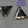 Déstockage Strass Triangle Argent 17 mm – Lot de 10, 25 ou 50 pièces