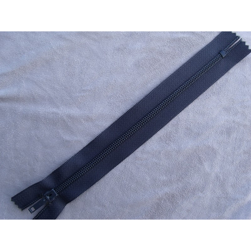 FERMETURE A GLISSIÈRE –20cm -GRIS FONCE -NON SÉPARABLE