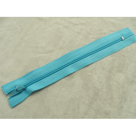 FERMETURE A GLISSIÈRE-16cm- BLEU TURQUOISE FERMETURE A GLISSIÈRE-16cm- BLEU TURQUOISE