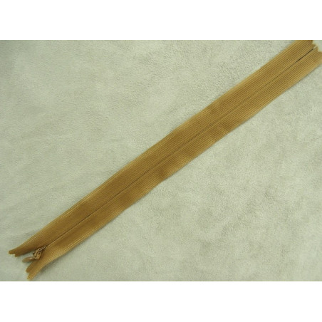 FERMETURE INVISIBLE-22cm-BEIGE MORDORE - NON SÉPARABLE FERMETURE INVISIBLE-22cm-BEIGE MORDORE - NON SÉPARABLE