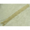 FERMETURE INVISIBLE-22cm-BEIGE -NON SÉPARABLE