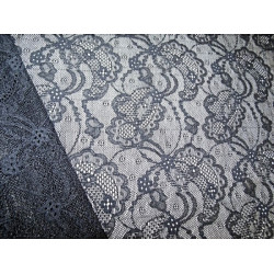 DENTELLE DE CALAIS EN LAIZE NOIRE de très belle qualité 