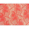 DENTELLE DE CALAIS EN LAIZE FRAMBOISE de très belle qualité  