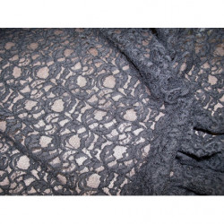 DENTELLE DE CALAIS-170cm- NOIR