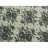 DENTELLE DE CALAIS-155cm- SURBRODE NOIR 