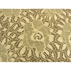 DENTELLE DE CALAIS-120cm- SURBRODé -SAUMON 