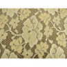 DENTELLE DE CALAIS-120cm- SAUMON ET BEIGE