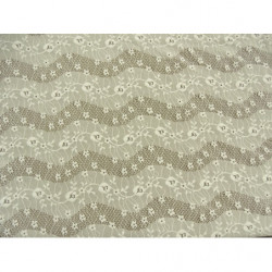 DENTELLE DE CALAIS-140cm- ROSE PALE 