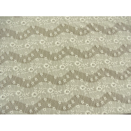 DENTELLE DE CALAIS-140cm- ROSE PALE 