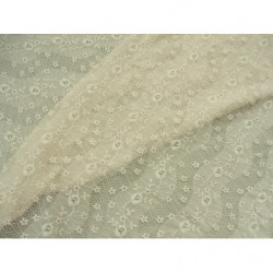 DENTELLE DE CALAIS-140cm- ROSE PALE