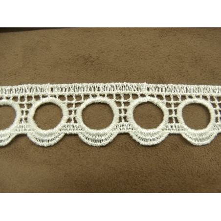 GUIPURE/MACRAME- 3.5cm- ECRU 