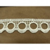 GUIPURE/MACRAME- 3.5cm- ECRU 