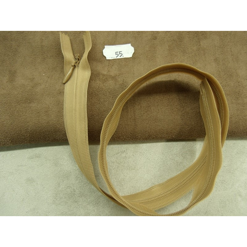 FERMETURE INVISIBLE- 55 cm- BEIGE