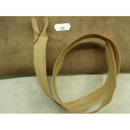 FERMETURE INVISIBLE- 55 cm- BEIGE FERMETURE INVISIBLE- 55 cm- BEIGE