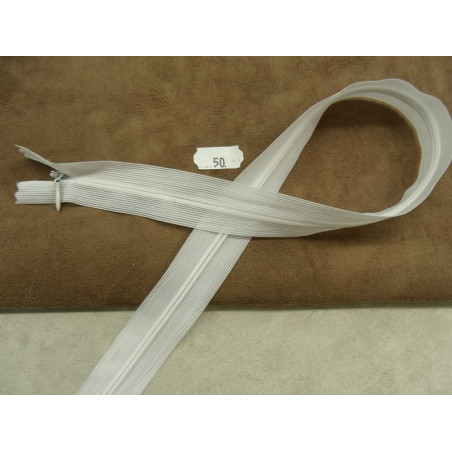 FERMETURE INVISIBLE- 50 cm- BLANCHE FERMETURE INVISIBLE- 50 cm- BLANCHE
