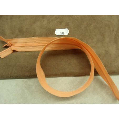 FERMETURE INVISIBLE- 50 cm- ABRICOT FERMETURE INVISIBLE- 50 cm- ABRICOT