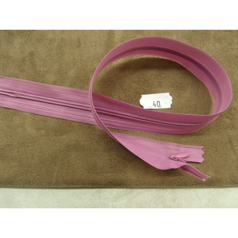 FERMETURE INVISIBLE- 40 cm- VIOLINE