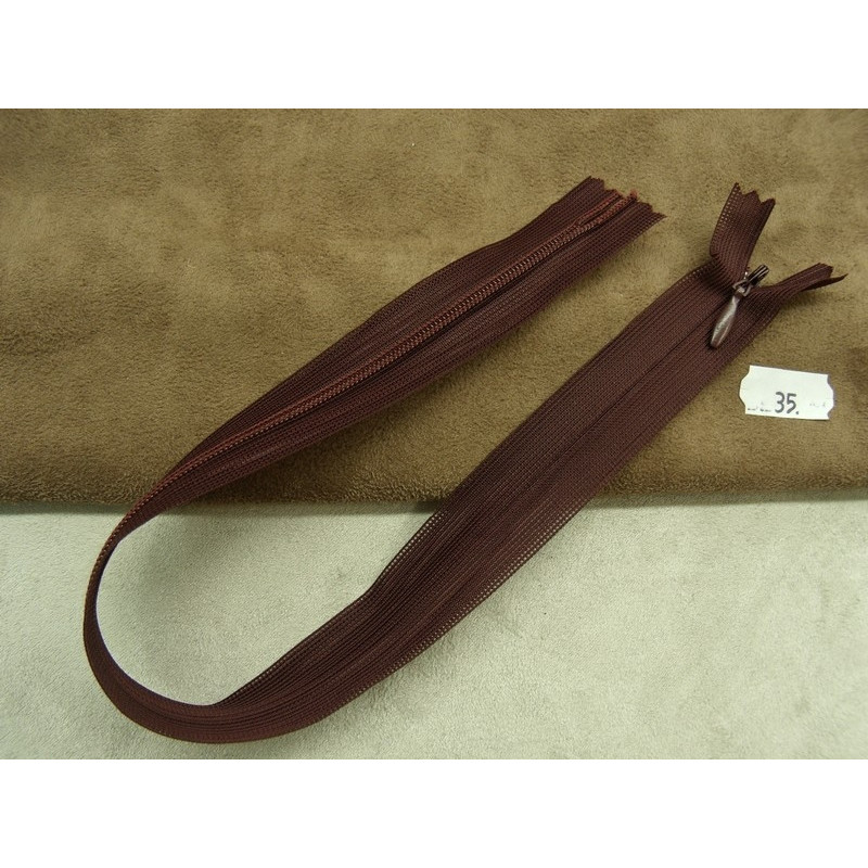 FERMETURE INVISIBLE- 35 cm - BORDEAUX