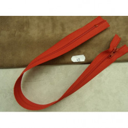 FERMETURE A GLISSERE-45 cm- ROUGE