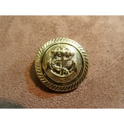 BOUTONS MILITAIRES- OR- ancre marine
