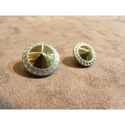 BOUTON OR & ARGENT