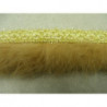 RUBAN MARABOUT-3 cm- JAUNE 