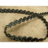 RUBAN LISERE CROQUET - 7 mm- NOIR 