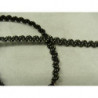 RUBAN LISERE CROQUET - 7 mm- NOIR