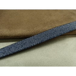 RUBAN JEAN 'S- 1 cm AVEC LUREX