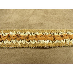 RUBAN FANTAISIE- 2 cm- MIEL 