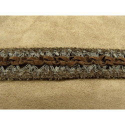 RUBAN FANTAISIE- 2 cm- MARRON 
