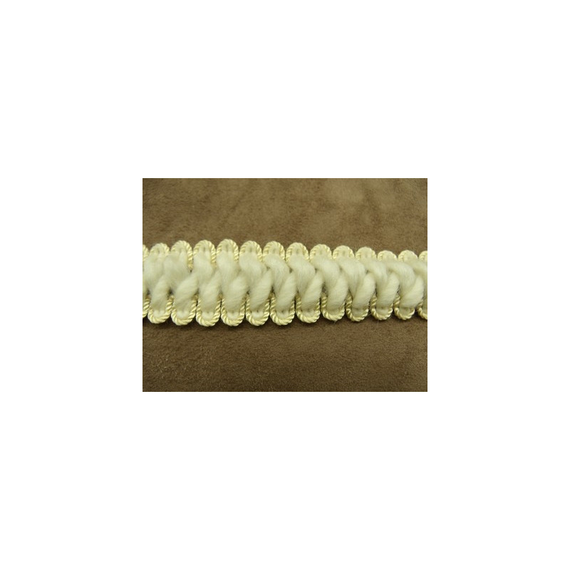 RUBAN FANTAISIE LAINAGE - 3 cm- BEIGE 