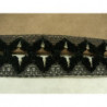 RUBAN FANTAISIE- 6 cm- NOIR - AVEC LUREX OR 