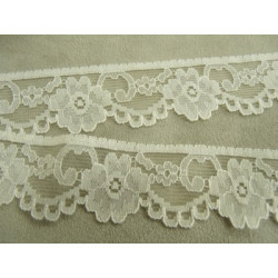 DENTELLE EN RUBAN- 3 cm- BLANC CASSÉE