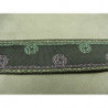 5 cm- GRIS imprimé VERT 