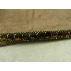 5 cm - VERT  & MARRON 
