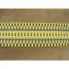 RUBAN FANTAISIE-6 cm- JAUNE & BLEU RUBAN FANTAISIE-6 cm- JAUNE & BLEU