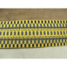 RUBAN FANTAISIE-6 cm- JAUNE & BLEU RUBAN FANTAISIE-6 cm- JAUNE & BLEU