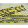 RUBAN FANTAISIE-6 cm- JAUNE & BLEU RUBAN FANTAISIE-6 cm- JAUNE & BLEU