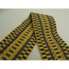 RUBAN FANTAISIE-6 cm- JAUNE & BLEU RUBAN FANTAISIE-6 cm- JAUNE & BLEU