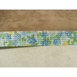 2 cm- MULTICOLORE BLEU & VERT 