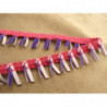 RUBAN FANTAISIE-2 cm- FUCHSIA VIOLET & PARME