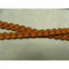 RUBAN FANTAISIE- 1 cm- ORANGE & MARRON RUBAN FANTAISIE- 1 cm- ORANGE & MARRON