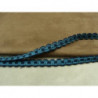 RUBAN FANTAISIE- 1 cm- BICOLORE MARINE & BLEU CLAIR  RUBAN FANTAISIE- 1 cm- BICOLORE MARINE & BLEU CLAIR