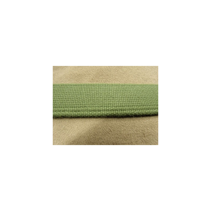Sangle coton 6 cm lanière vert 