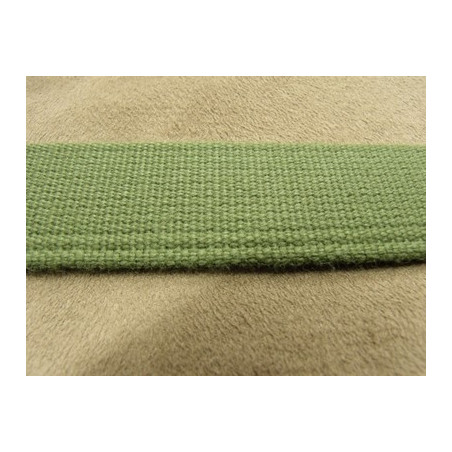 Sangle coton 6 cm lanière vert 