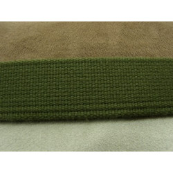 Sangle coton 6 cm lanière vert 